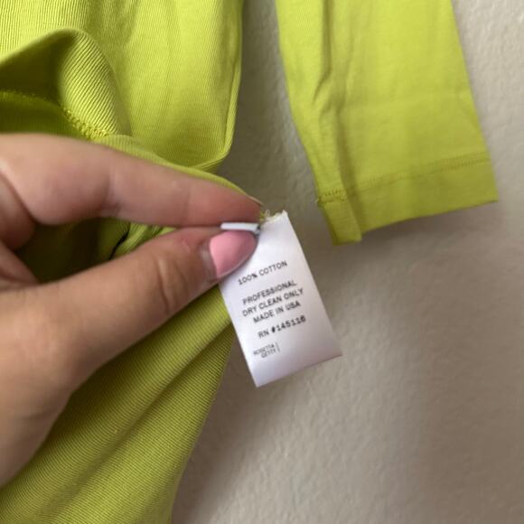 Rosetta Getty Crewneck Cotton T-shirt In Apple Size Small - Picture 6 of 8